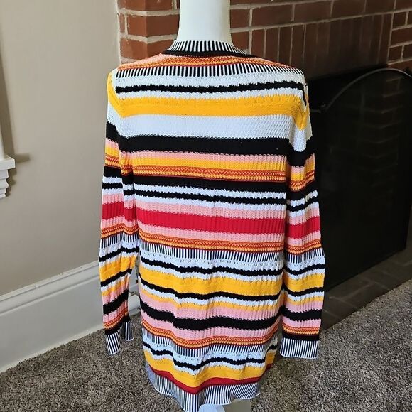 Peck & Peck Red Open Cardigan Sweater - Picture 3 of 8